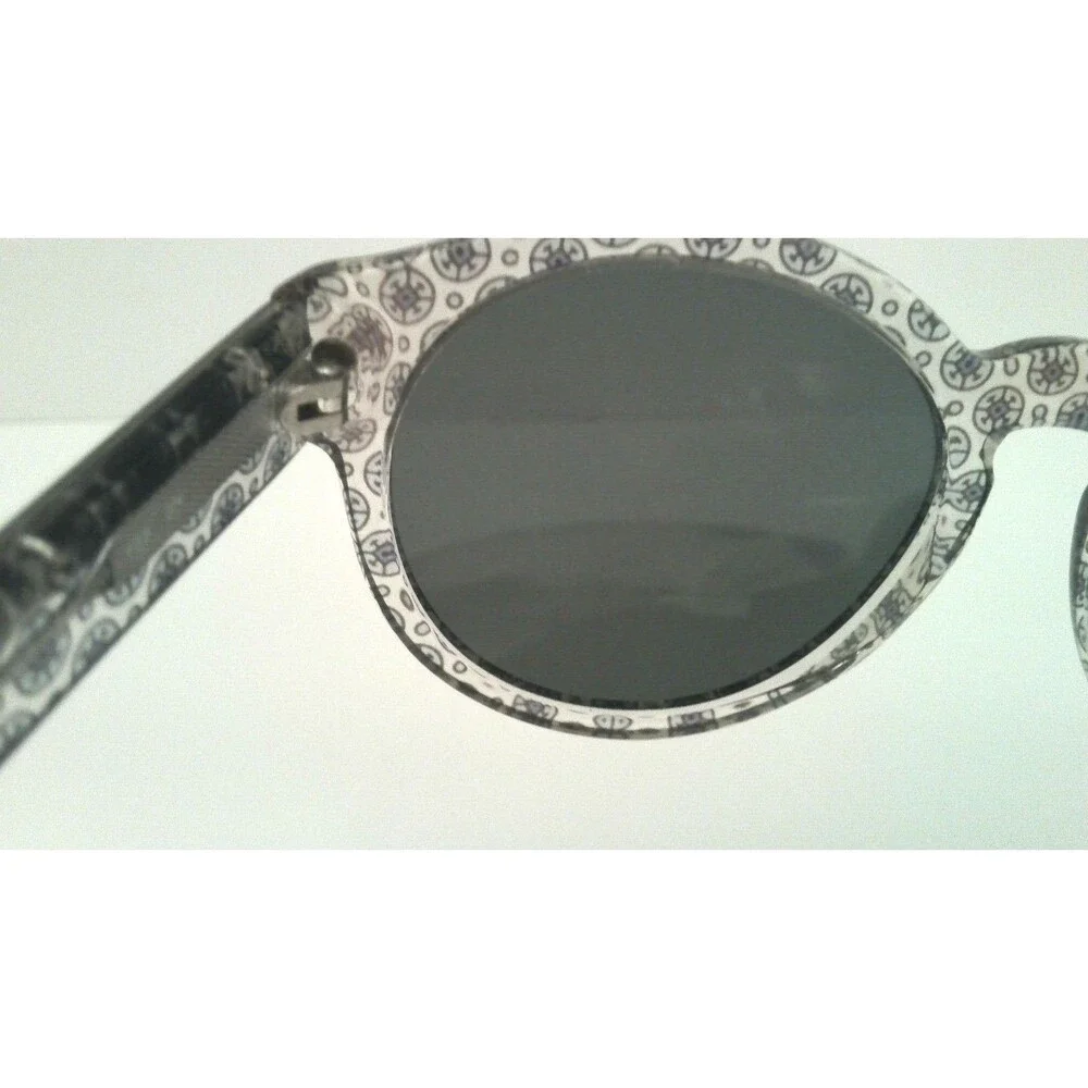 Stella McCartney SM 4028/87 Vintage Inspired Round Sunglasses Clear Patterned